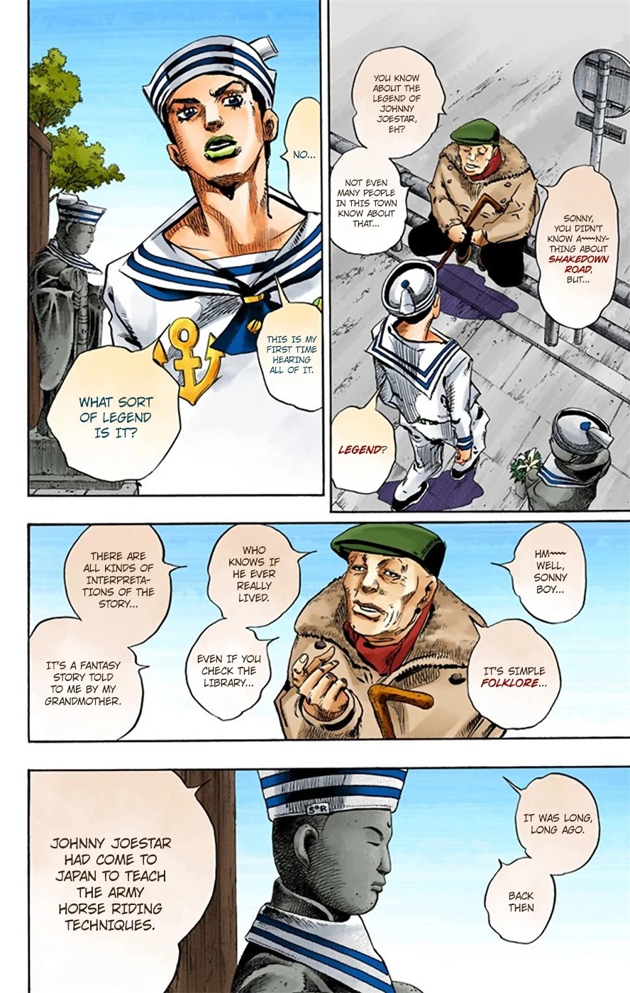 JoJo's Bizarre Adventure Part 8 - JoJolion (Official Colored) Chapter 21 page 40 - Chapter 21: Shakedown Road Part 4