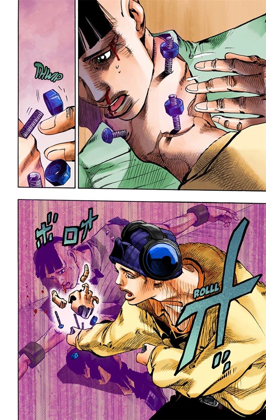 JoJo's Bizarre Adventure Part 8 - JoJolion (Official Colored) Chapter 21 page 7 - Chapter 21: Shakedown Road Part 4