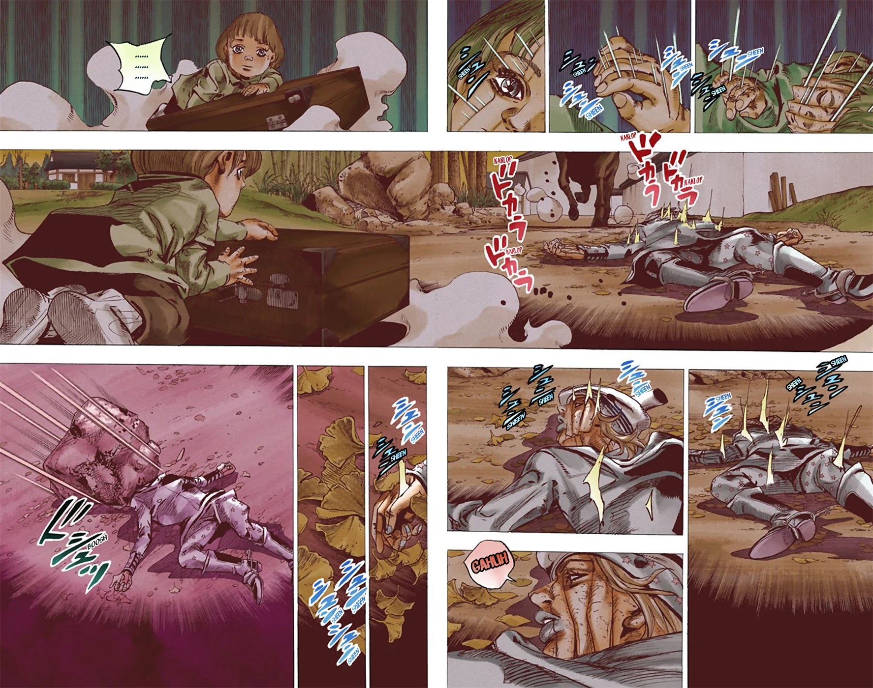 JoJo's Bizarre Adventure Part 8 - JoJolion (Official Colored) Chapter 22 page 14 - Chapter 22: Morioh, Year 1901