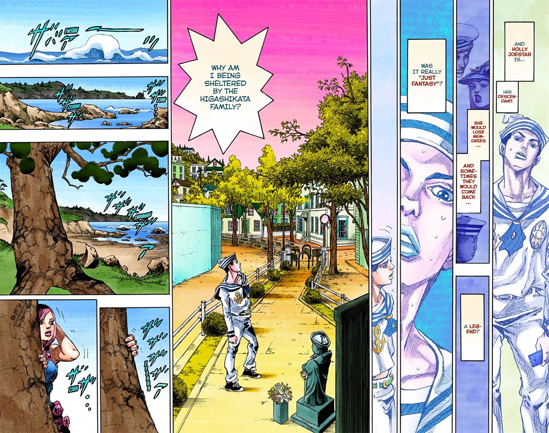 JoJo's Bizarre Adventure Part 8 - JoJolion (Official Colored) Chapter 22 page 19 - Chapter 22: Morioh, Year 1901