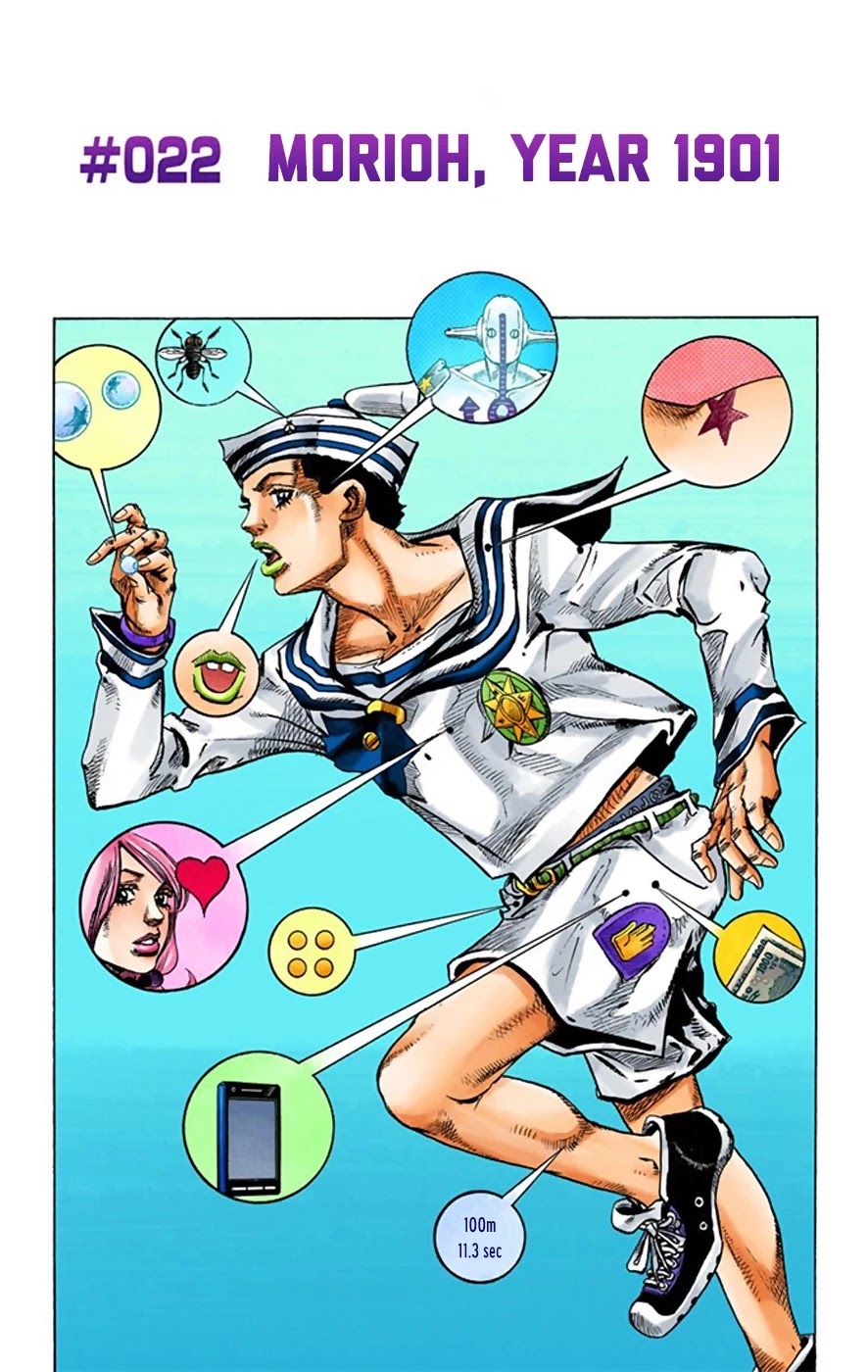 JoJo's Bizarre Adventure Part 8 - JoJolion (Official Colored) Chapter 22 page 2 - Chapter 22: Morioh, Year 1901