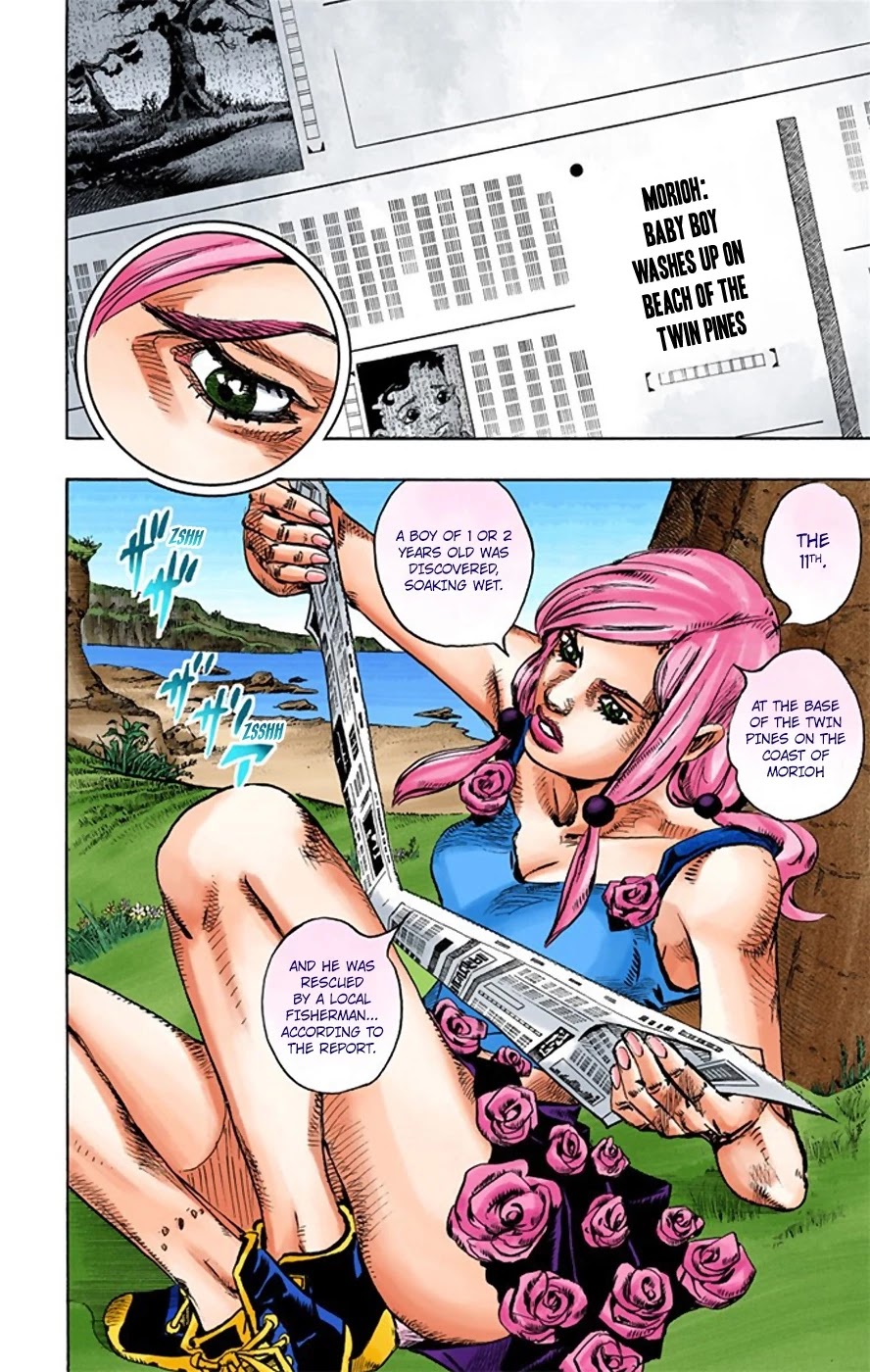 JoJo's Bizarre Adventure Part 8 - JoJolion (Official Colored) Chapter 22 page 24 - Chapter 22: Morioh, Year 1901
