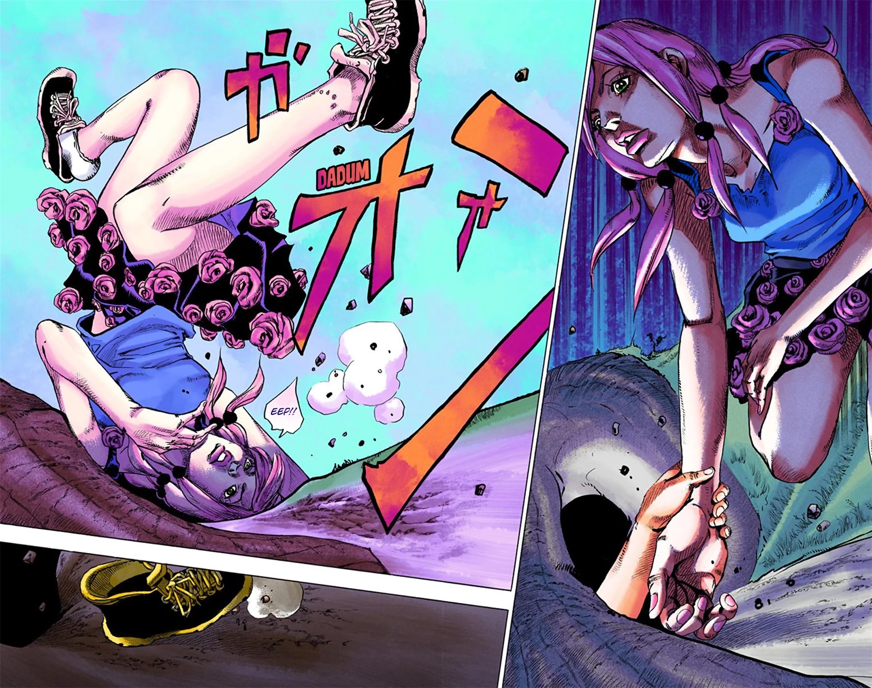 JoJo's Bizarre Adventure Part 8 - JoJolion (Official Colored) Chapter 22 page 28 - Chapter 22: Morioh, Year 1901