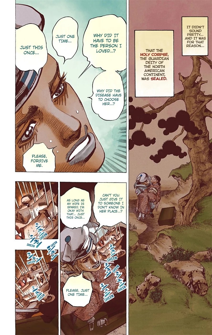 JoJo's Bizarre Adventure Part 8 - JoJolion (Official Colored) Chapter 22 page 7 - Chapter 22: Morioh, Year 1901