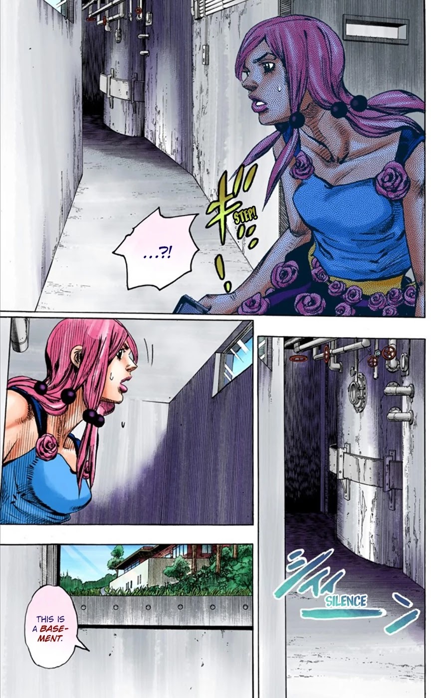 JoJo's Bizarre Adventure Part 8 - JoJolion (Official Colored) Chapter 23 page 13 - Chapter 23: Paper Moon Deception Part 1