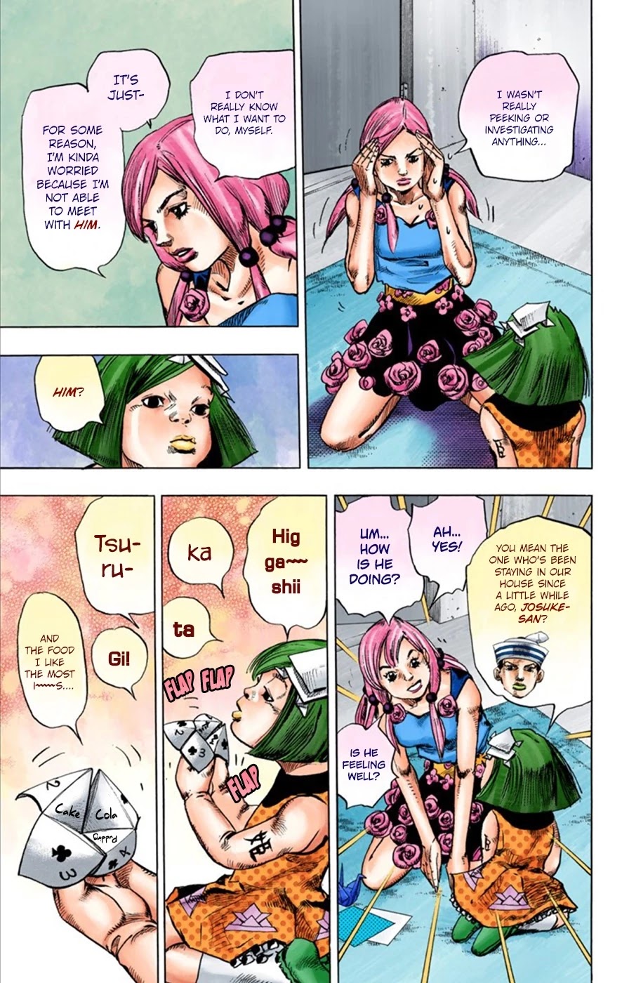 JoJo's Bizarre Adventure Part 8 - JoJolion (Official Colored) Chapter 23 page 19 - Chapter 23: Paper Moon Deception Part 1
