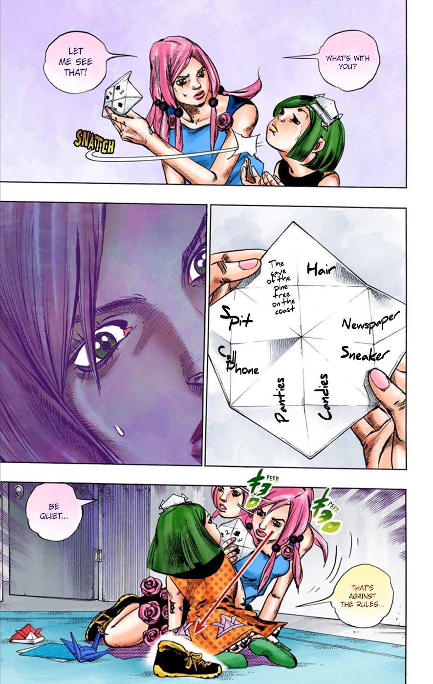 JoJo's Bizarre Adventure Part 8 - JoJolion (Official Colored) Chapter 23 page 21 - Chapter 23: Paper Moon Deception Part 1