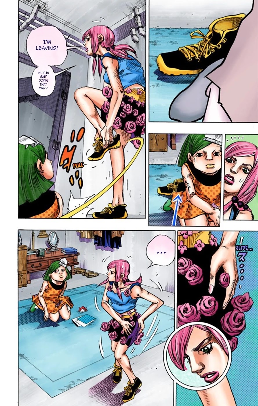 JoJo's Bizarre Adventure Part 8 - JoJolion (Official Colored) Chapter 23 page 22 - Chapter 23: Paper Moon Deception Part 1