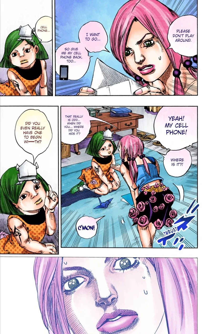 JoJo's Bizarre Adventure Part 8 - JoJolion (Official Colored) Chapter 23 page 23 - Chapter 23: Paper Moon Deception Part 1