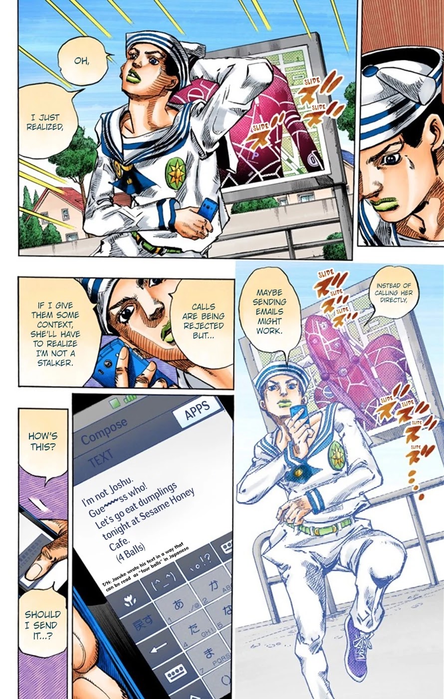 JoJo's Bizarre Adventure Part 8 - JoJolion (Official Colored) Chapter 23 page 31 - Chapter 23: Paper Moon Deception Part 1