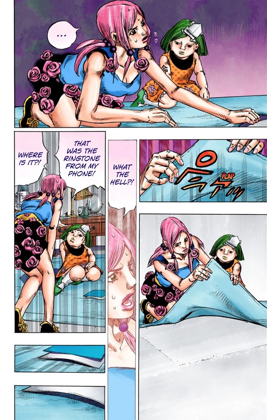 JoJo's Bizarre Adventure Part 8 - JoJolion (Official Colored) Chapter 23 page 35 - Chapter 23: Paper Moon Deception Part 1