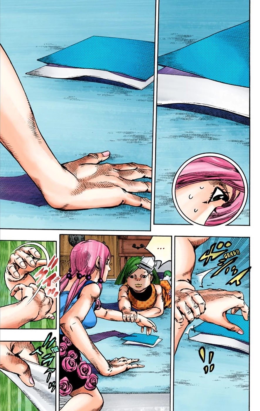JoJo's Bizarre Adventure Part 8 - JoJolion (Official Colored) Chapter 23 page 36 - Chapter 23: Paper Moon Deception Part 1