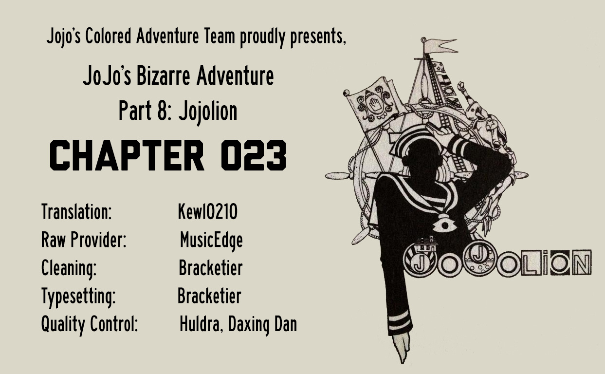 JoJo's Bizarre Adventure Part 8 - JoJolion (Official Colored) Chapter 23 page 39 - Chapter 23: Paper Moon Deception Part 1