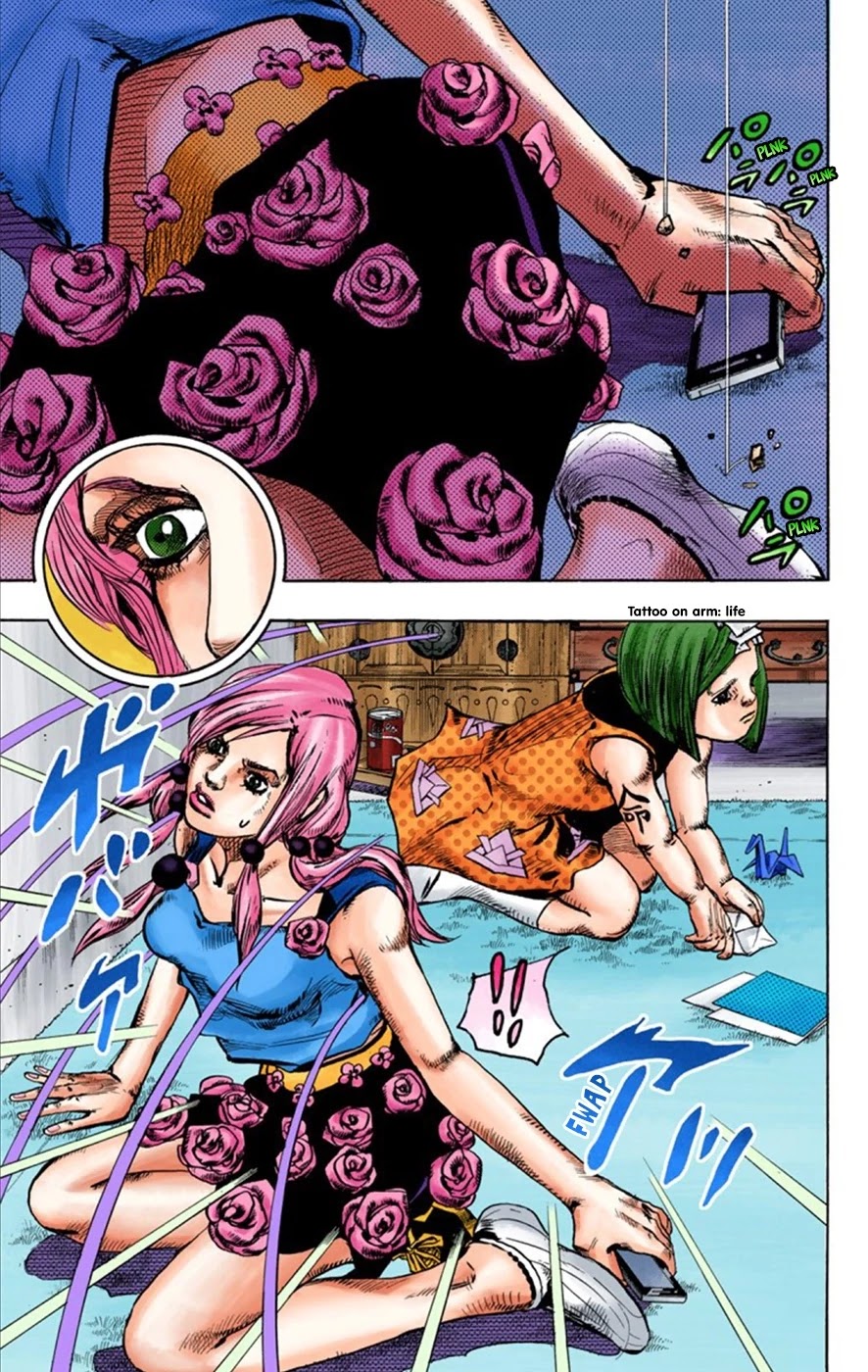 JoJo's Bizarre Adventure Part 8 - JoJolion (Official Colored) Chapter 23 page 9 - Chapter 23: Paper Moon Deception Part 1