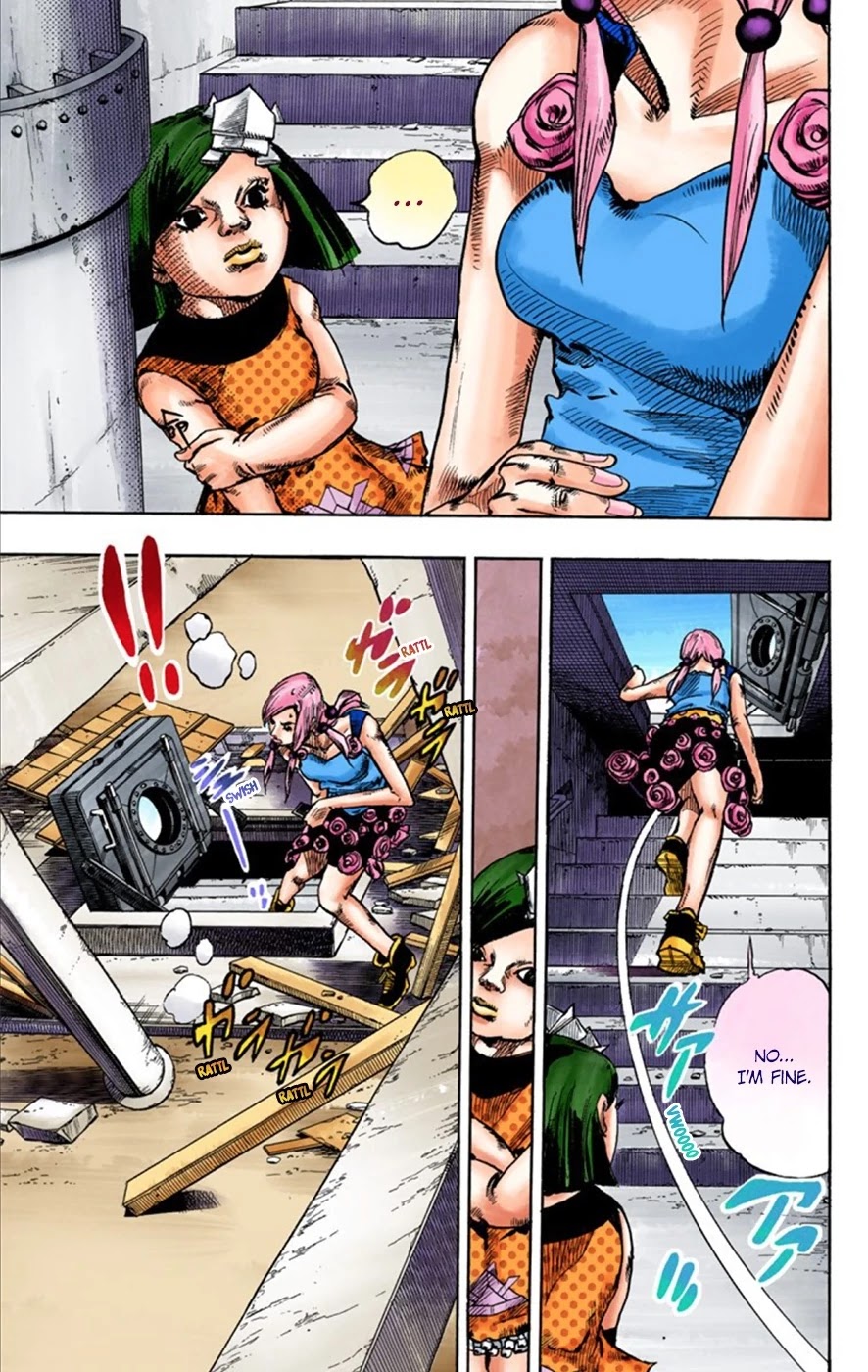 JoJo's Bizarre Adventure Part 8 - JoJolion (Official Colored) Chapter 24 page 12 - Chapter 24: Paper Moon Deception Part 2
