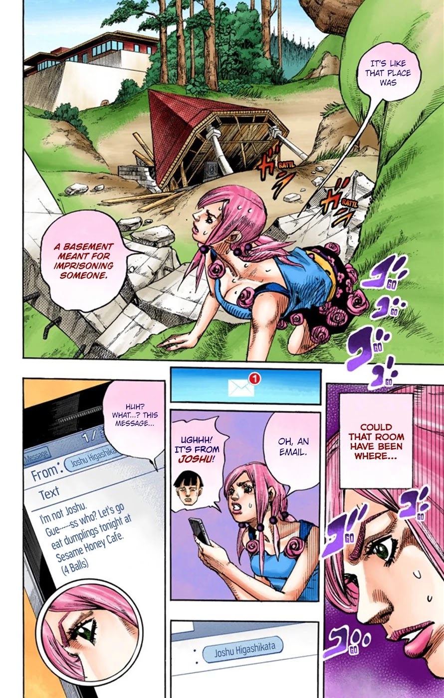 JoJo's Bizarre Adventure Part 8 - JoJolion (Official Colored) Chapter 24 page 13 - Chapter 24: Paper Moon Deception Part 2