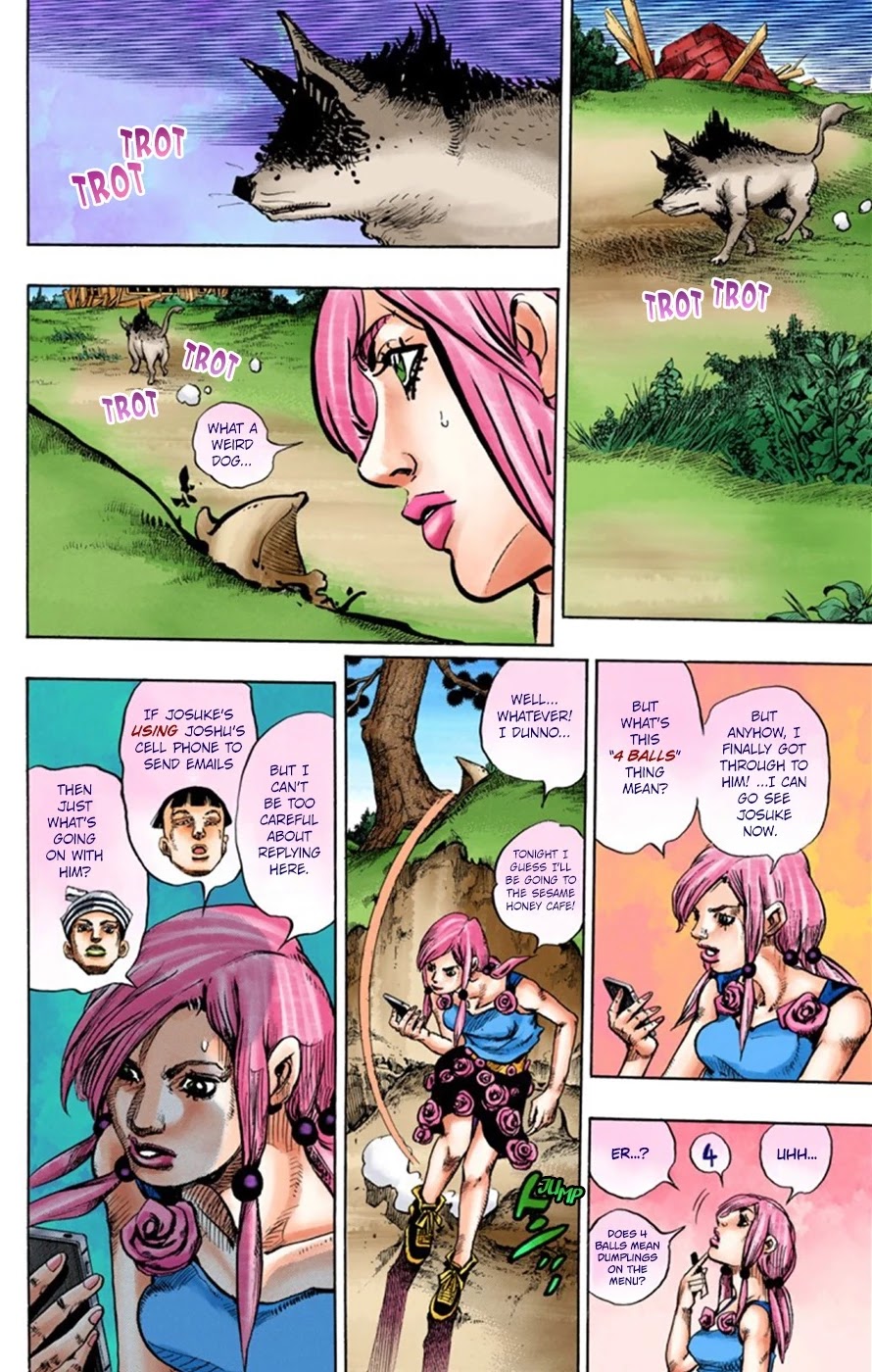 JoJo's Bizarre Adventure Part 8 - JoJolion (Official Colored) Chapter 24 page 15 - Chapter 24: Paper Moon Deception Part 2