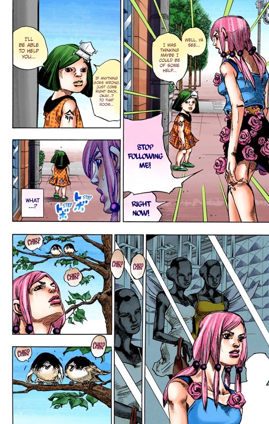 JoJo's Bizarre Adventure Part 8 - JoJolion (Official Colored) Chapter 24 page 17 - Chapter 24: Paper Moon Deception Part 2