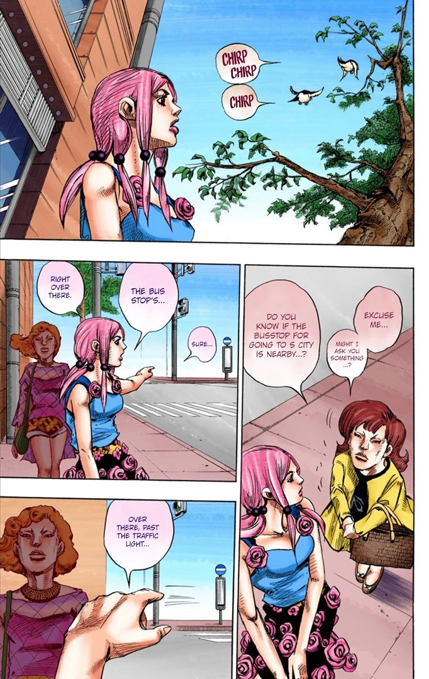 JoJo's Bizarre Adventure Part 8 - JoJolion (Official Colored) Chapter 24 page 18 - Chapter 24: Paper Moon Deception Part 2