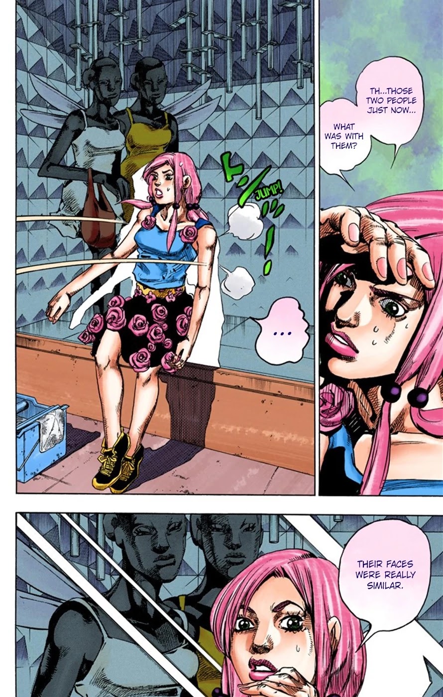 JoJo's Bizarre Adventure Part 8 - JoJolion (Official Colored) Chapter 24 page 21 - Chapter 24: Paper Moon Deception Part 2