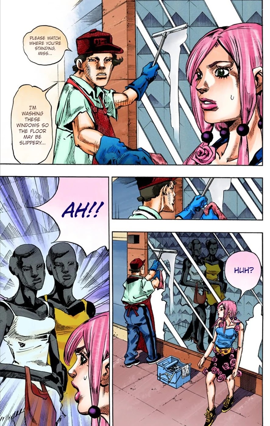JoJo's Bizarre Adventure Part 8 - JoJolion (Official Colored) Chapter 24 page 22 - Chapter 24: Paper Moon Deception Part 2