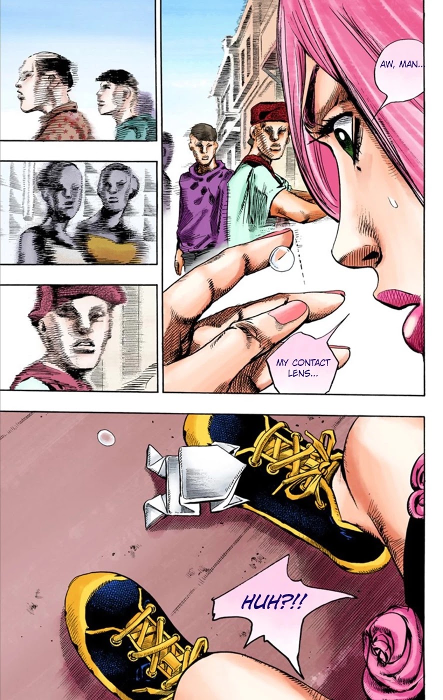 JoJo's Bizarre Adventure Part 8 - JoJolion (Official Colored) Chapter 24 page 24 - Chapter 24: Paper Moon Deception Part 2