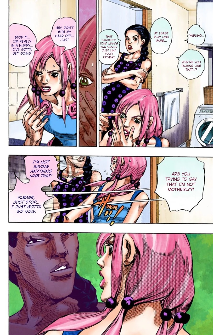 JoJo's Bizarre Adventure Part 8 - JoJolion (Official Colored) Chapter 24 page 29 - Chapter 24: Paper Moon Deception Part 2