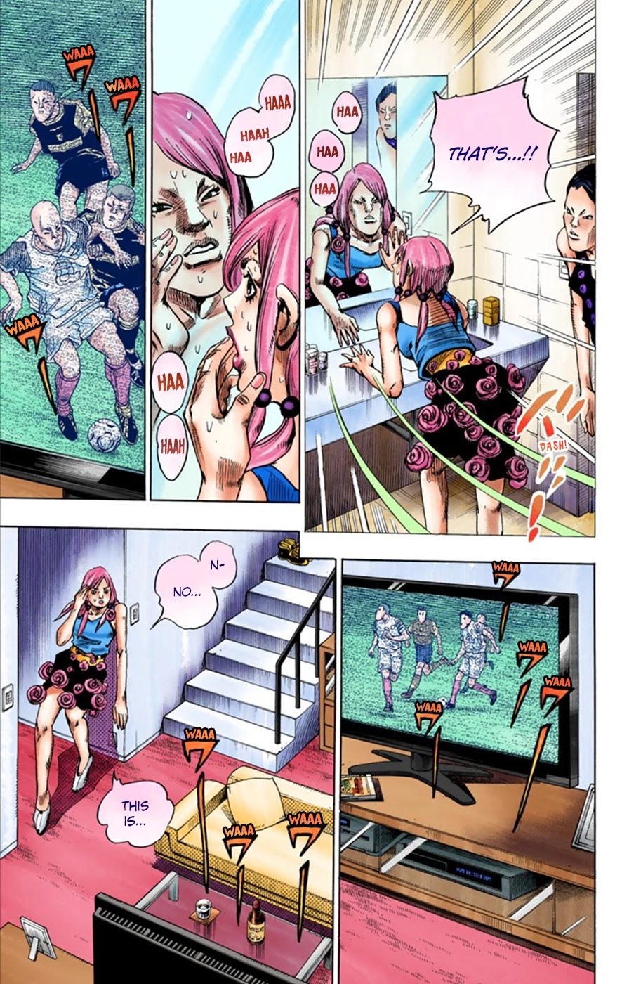 JoJo's Bizarre Adventure Part 8 - JoJolion (Official Colored) Chapter 24 page 32 - Chapter 24: Paper Moon Deception Part 2
