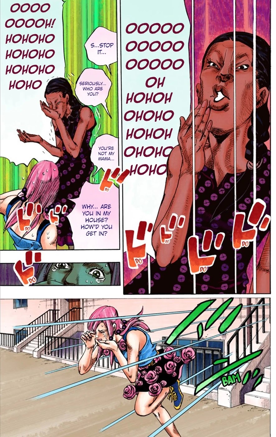 JoJo's Bizarre Adventure Part 8 - JoJolion (Official Colored) Chapter 24 page 36 - Chapter 24: Paper Moon Deception Part 2