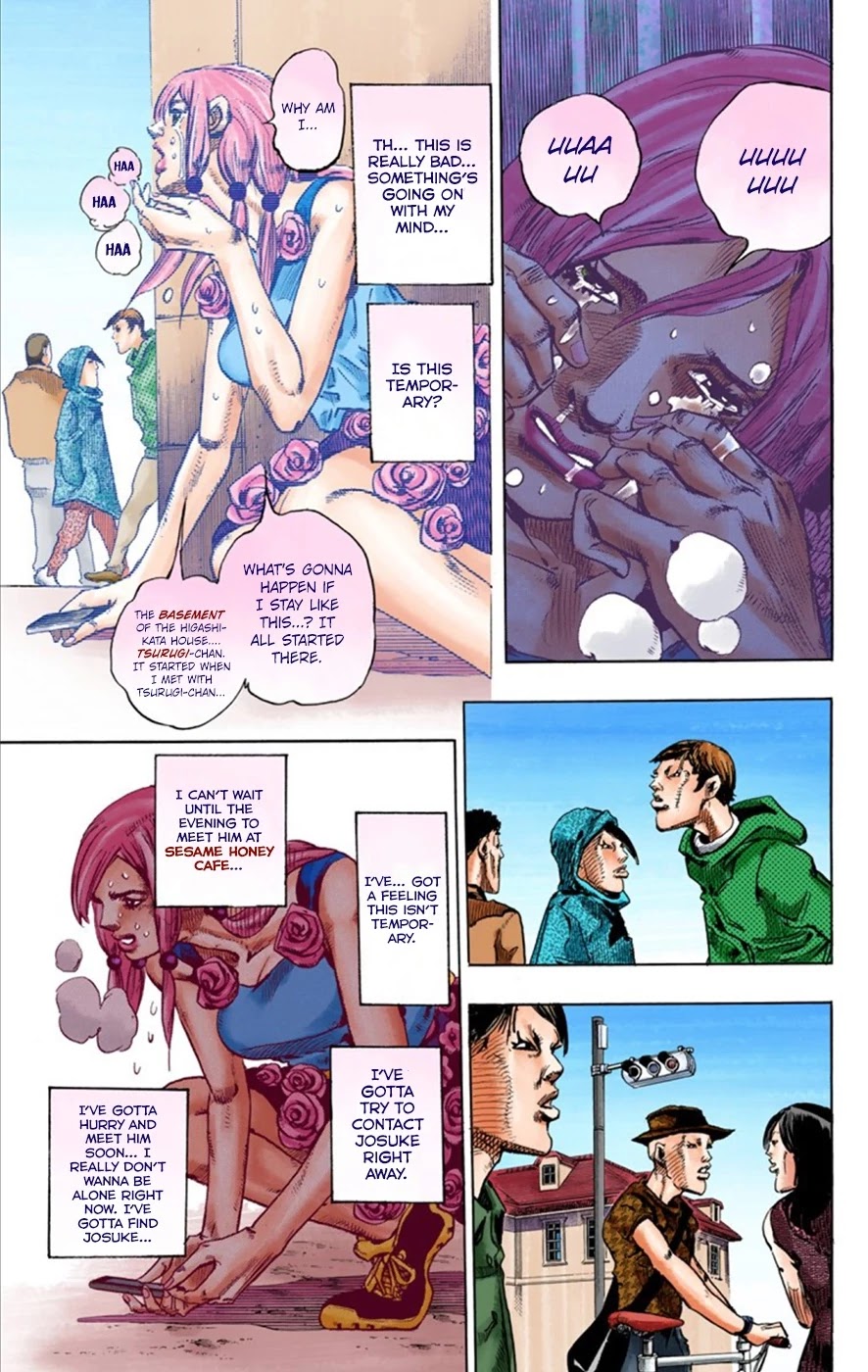 JoJo's Bizarre Adventure Part 8 - JoJolion (Official Colored) Chapter 24 page 38 - Chapter 24: Paper Moon Deception Part 2