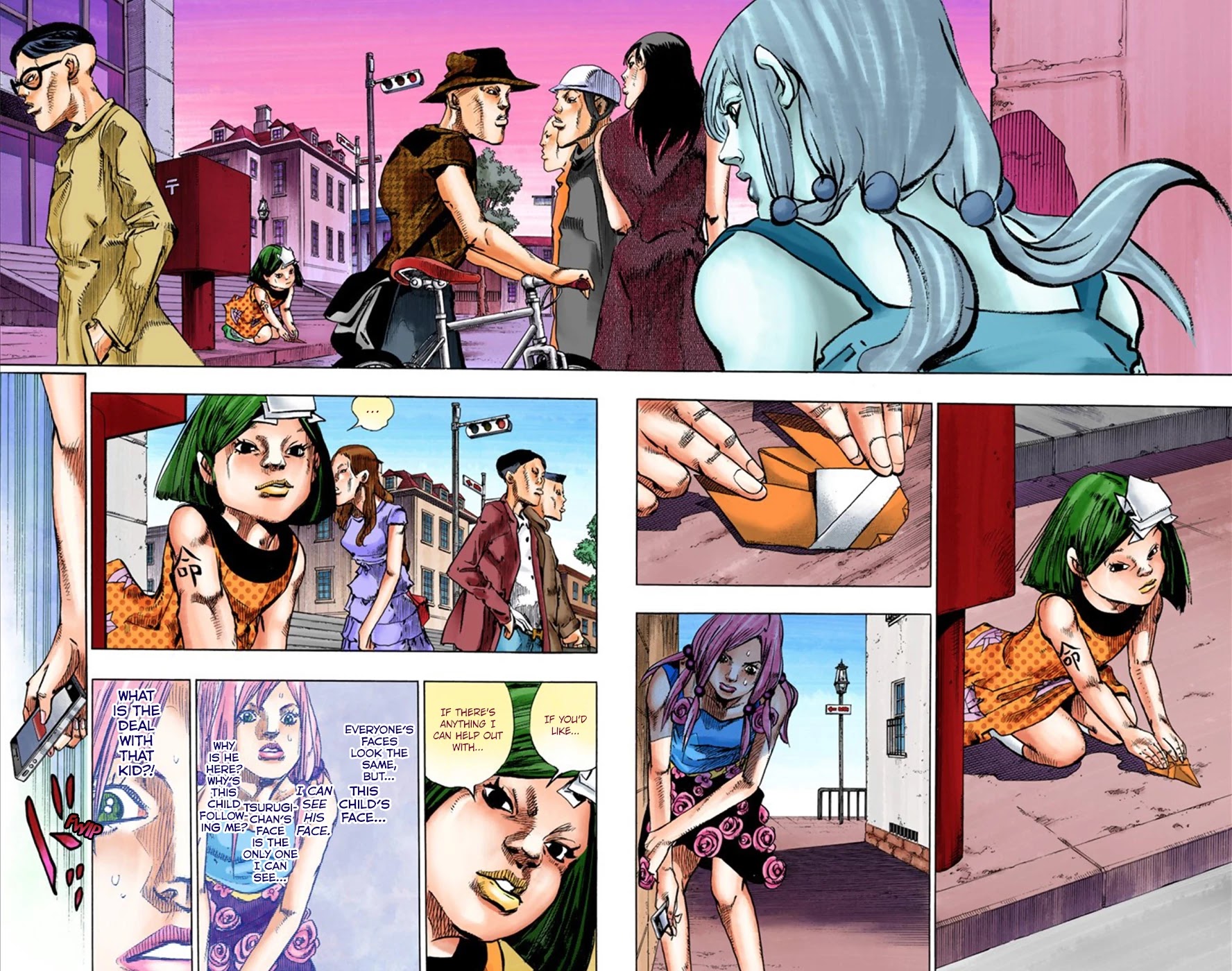 JoJo's Bizarre Adventure Part 8 - JoJolion (Official Colored) Chapter 24 page 39 - Chapter 24: Paper Moon Deception Part 2