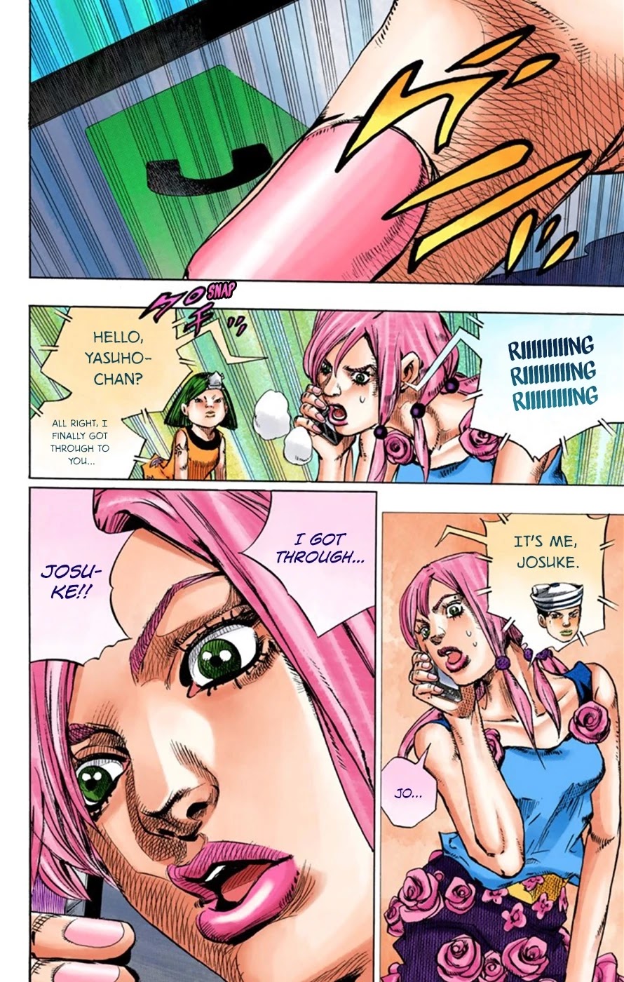 JoJo's Bizarre Adventure Part 8 - JoJolion (Official Colored) Chapter 24 page 40 - Chapter 24: Paper Moon Deception Part 2