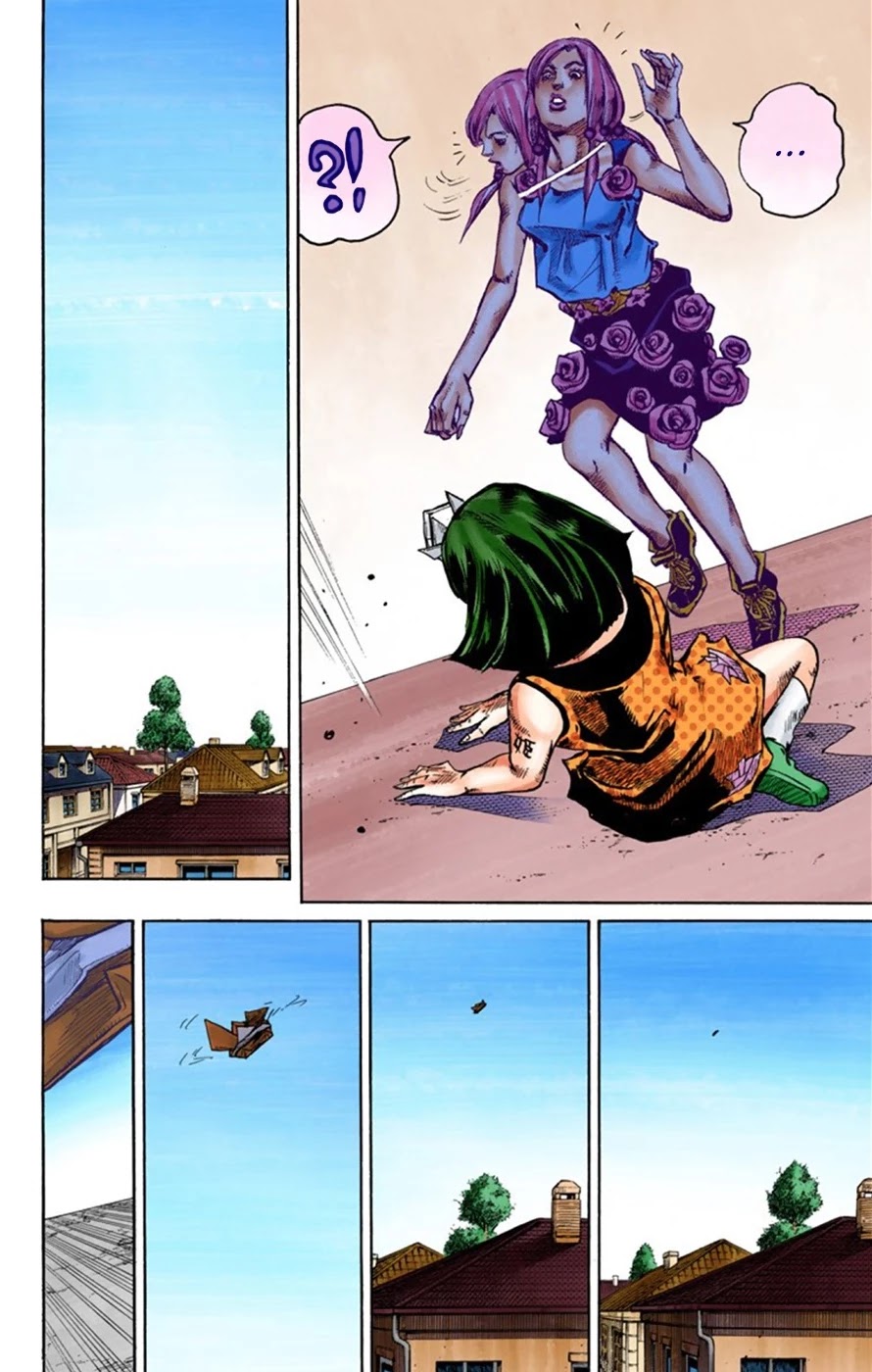 JoJo's Bizarre Adventure Part 8 - JoJolion (Official Colored) Chapter 24 page 43 - Chapter 24: Paper Moon Deception Part 2