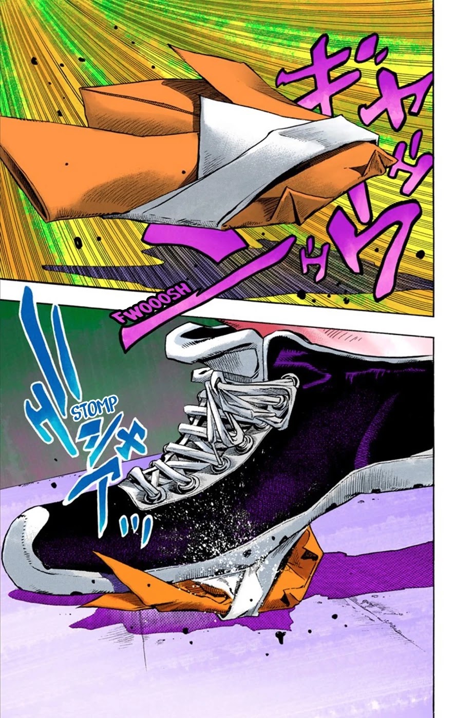 JoJo's Bizarre Adventure Part 8 - JoJolion (Official Colored) Chapter 24 page 44 - Chapter 24: Paper Moon Deception Part 2
