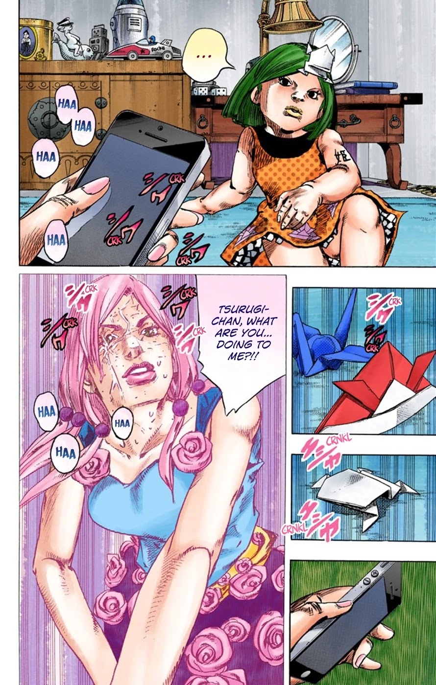 JoJo's Bizarre Adventure Part 8 - JoJolion (Official Colored) Chapter 24 page 5 - Chapter 24: Paper Moon Deception Part 2