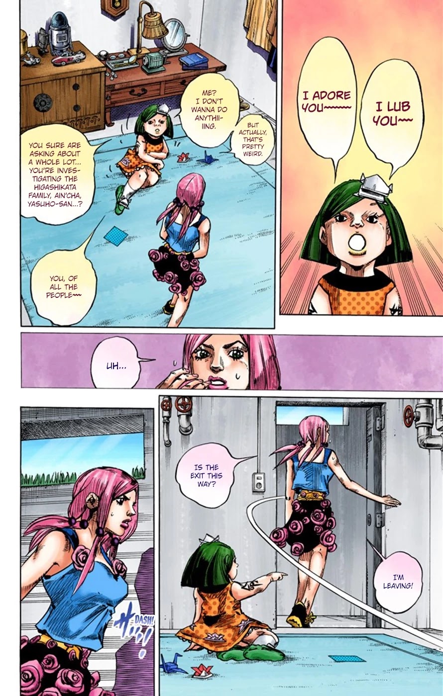 JoJo's Bizarre Adventure Part 8 - JoJolion (Official Colored) Chapter 24 page 7 - Chapter 24: Paper Moon Deception Part 2