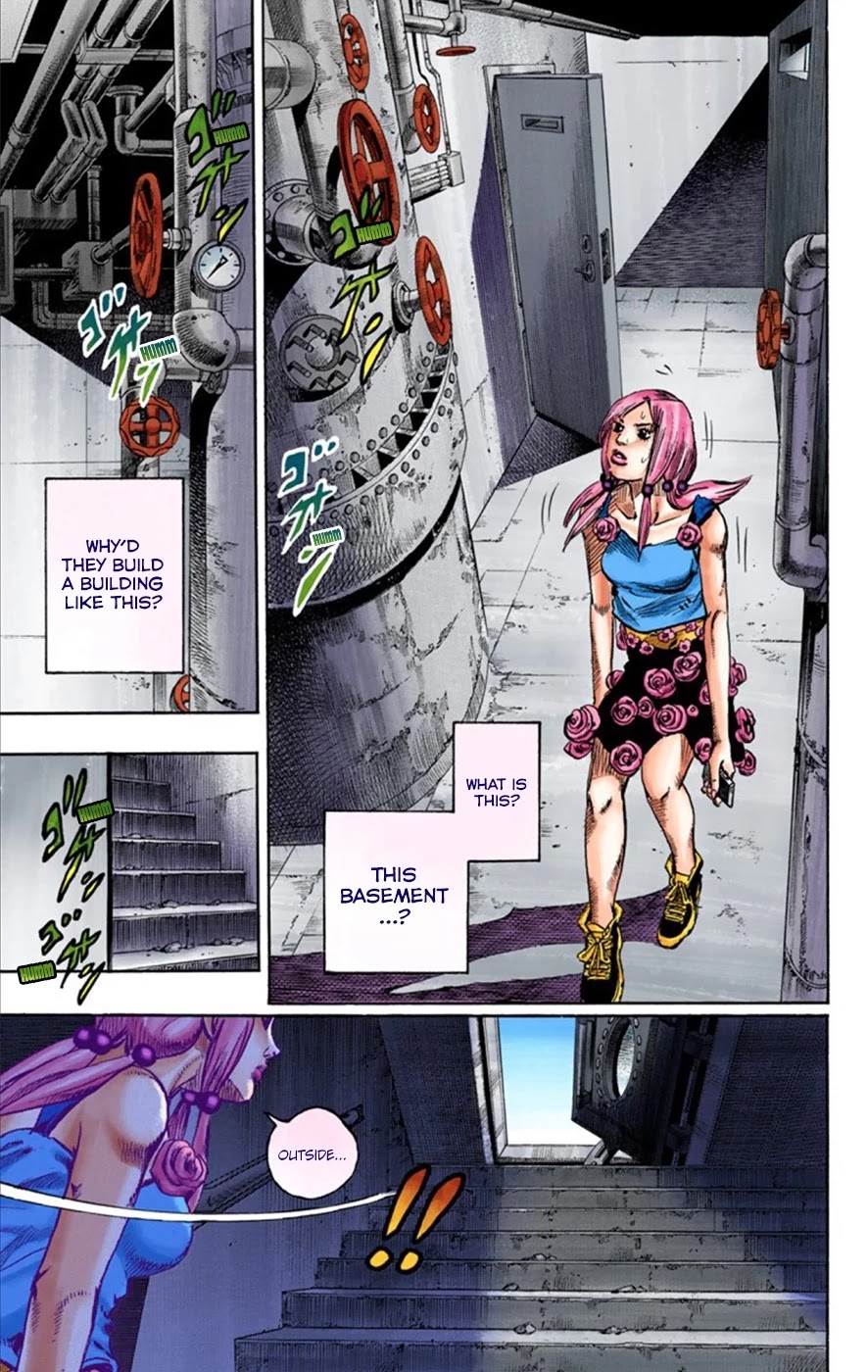 JoJo's Bizarre Adventure Part 8 - JoJolion (Official Colored) Chapter 24 page 8 - Chapter 24: Paper Moon Deception Part 2