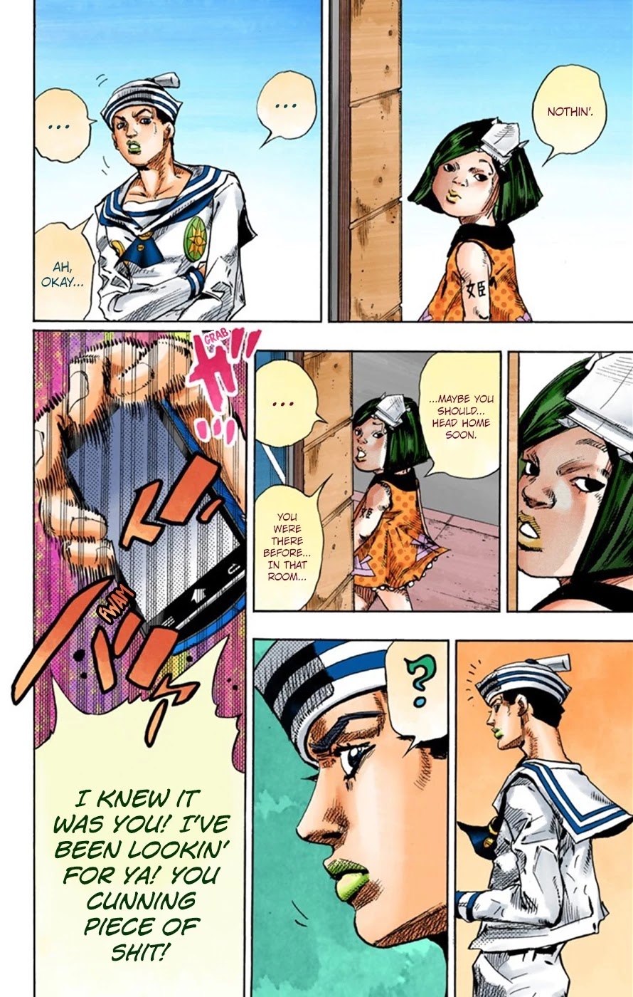 JoJo's Bizarre Adventure Part 8 - JoJolion (Official Colored) Chapter 25 page 10 - Chapter 25: Paper Moon Deception Part 3