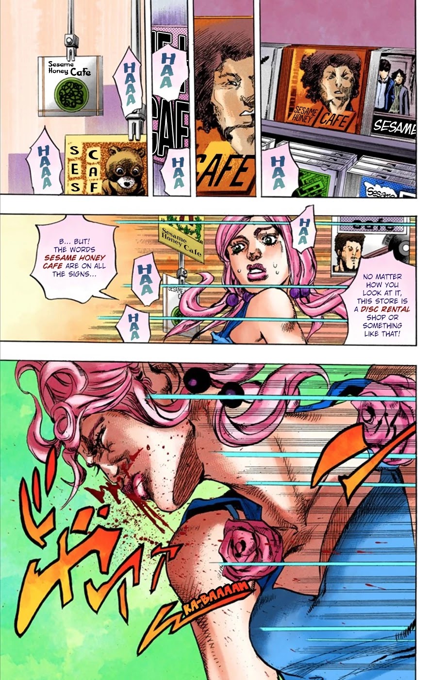 JoJo's Bizarre Adventure Part 8 - JoJolion (Official Colored) Chapter 25 page 15 - Chapter 25: Paper Moon Deception Part 3