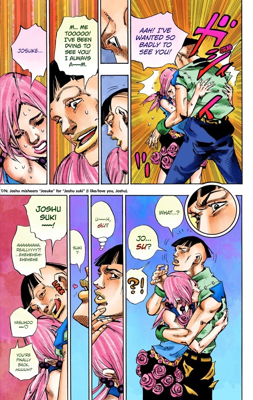 JoJo's Bizarre Adventure Part 8 - JoJolion (Official Colored) Chapter 25 page 21 - Chapter 25: Paper Moon Deception Part 3