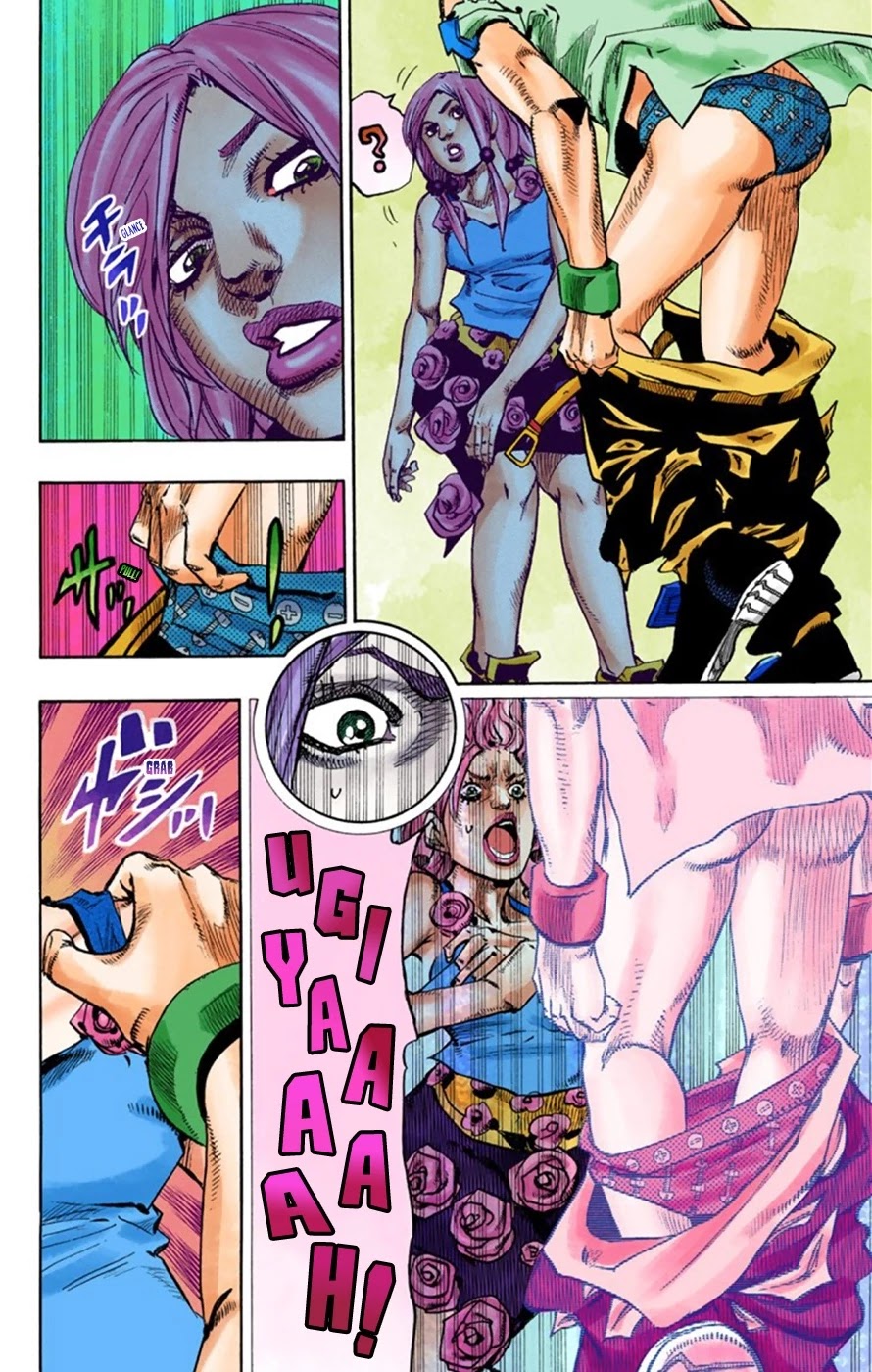 JoJo's Bizarre Adventure Part 8 - JoJolion (Official Colored) Chapter 25 page 28 - Chapter 25: Paper Moon Deception Part 3