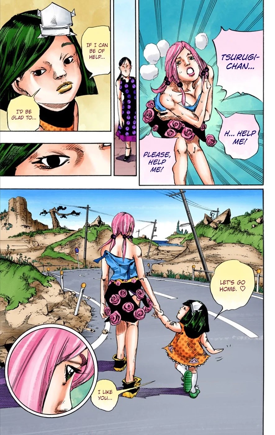 JoJo's Bizarre Adventure Part 8 - JoJolion (Official Colored) Chapter 25 page 43 - Chapter 25: Paper Moon Deception Part 3