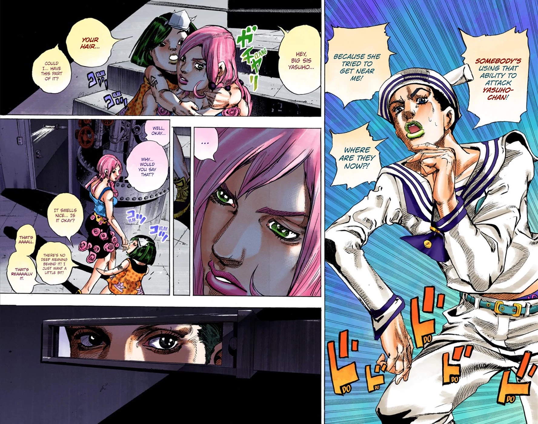 JoJo's Bizarre Adventure Part 8 - JoJolion (Official Colored) Chapter 25 page 45 - Chapter 25: Paper Moon Deception Part 3