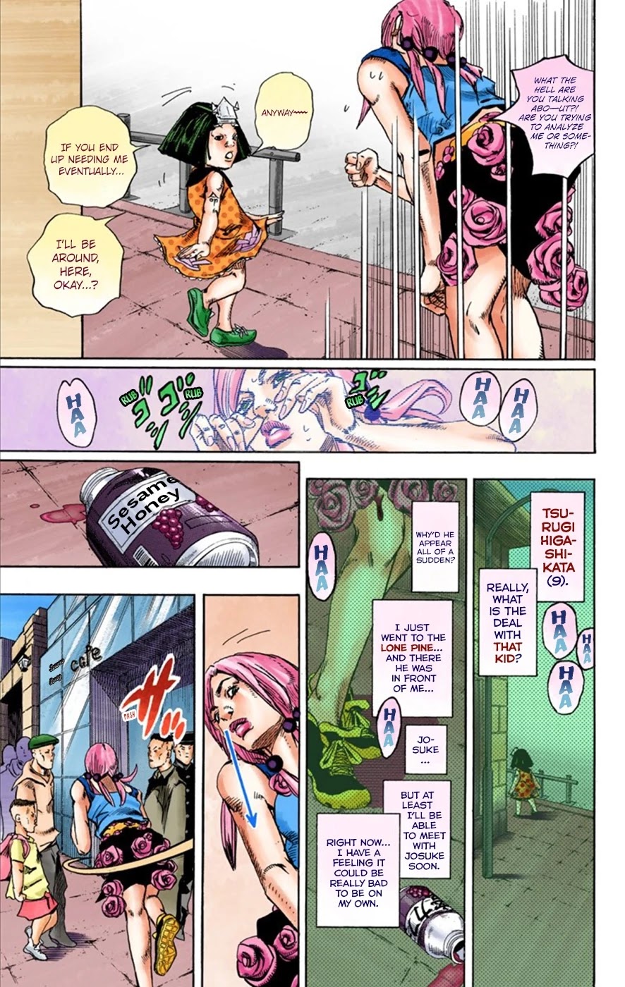 JoJo's Bizarre Adventure Part 8 - JoJolion (Official Colored) Chapter 25 page 7 - Chapter 25: Paper Moon Deception Part 3