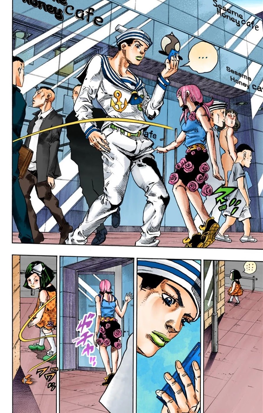 JoJo's Bizarre Adventure Part 8 - JoJolion (Official Colored) Chapter 25 page 8 - Chapter 25: Paper Moon Deception Part 3