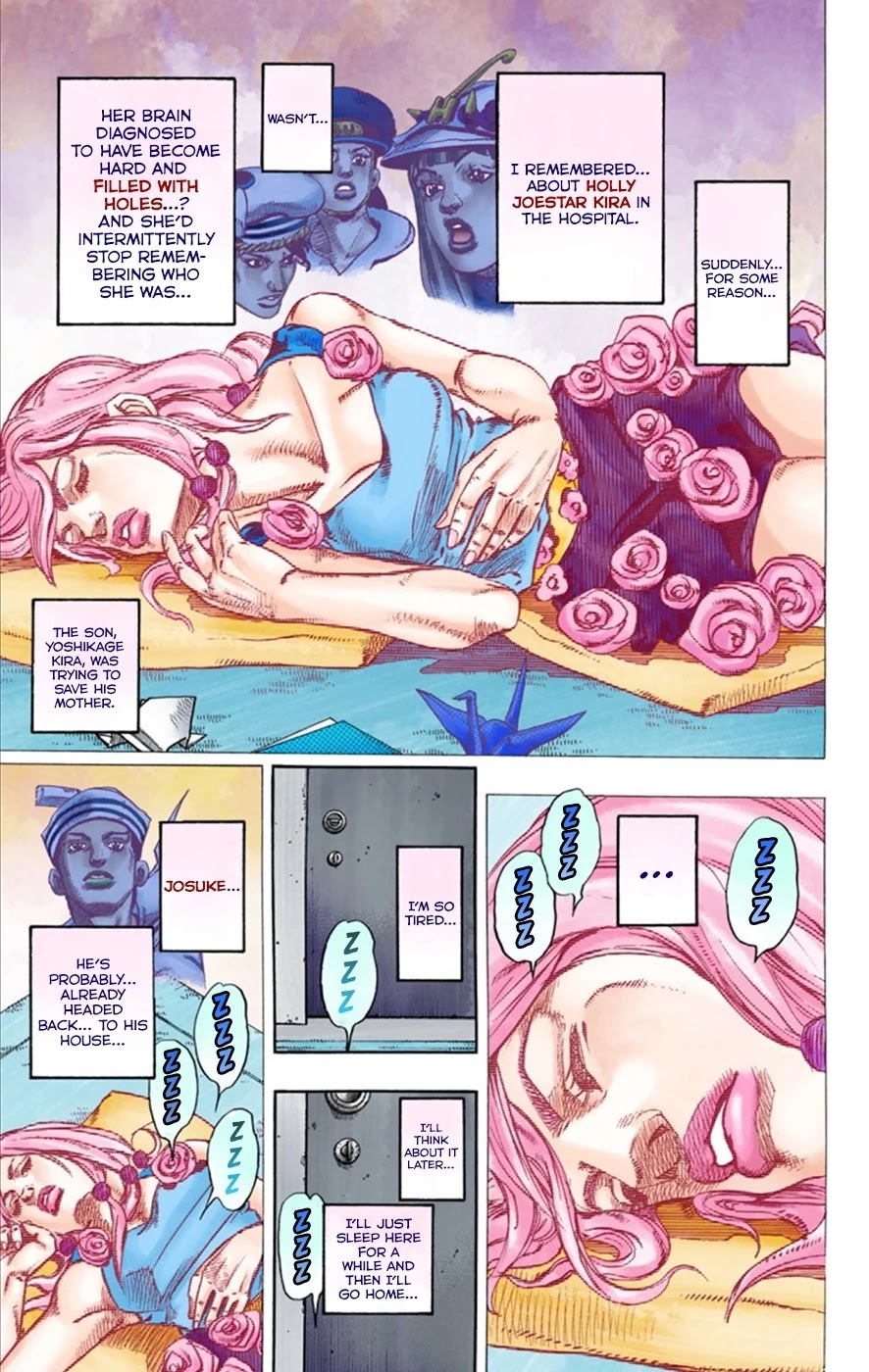 JoJo's Bizarre Adventure Part 8 - JoJolion (Official Colored) Chapter 26 page 16 - Chapter 26: Tsurugi Higashikata's Goal, and the Architect