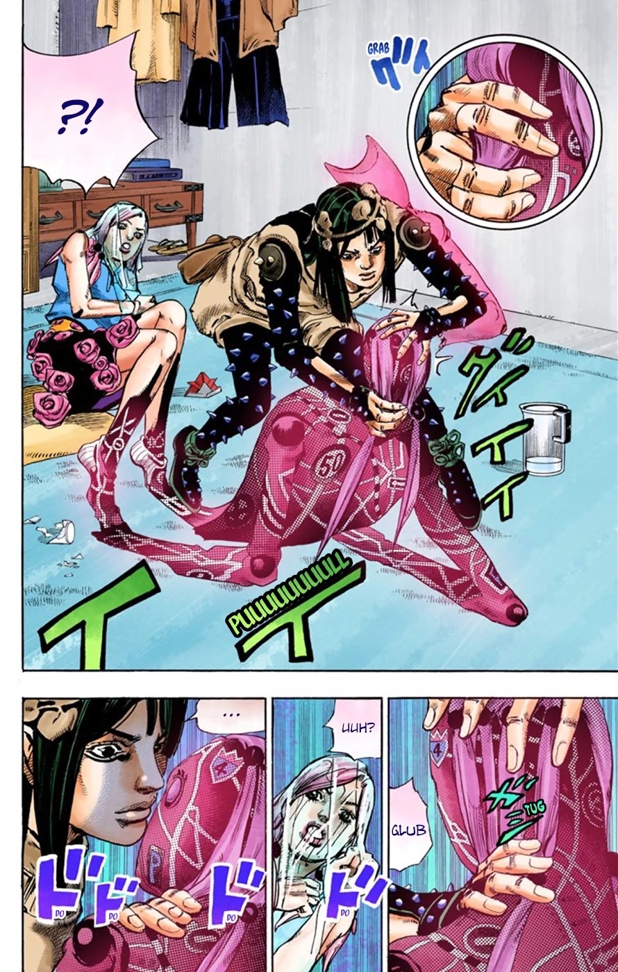 JoJo's Bizarre Adventure Part 8 - JoJolion (Official Colored) Chapter 26 page 28 - Chapter 26: Tsurugi Higashikata's Goal, and the Architect