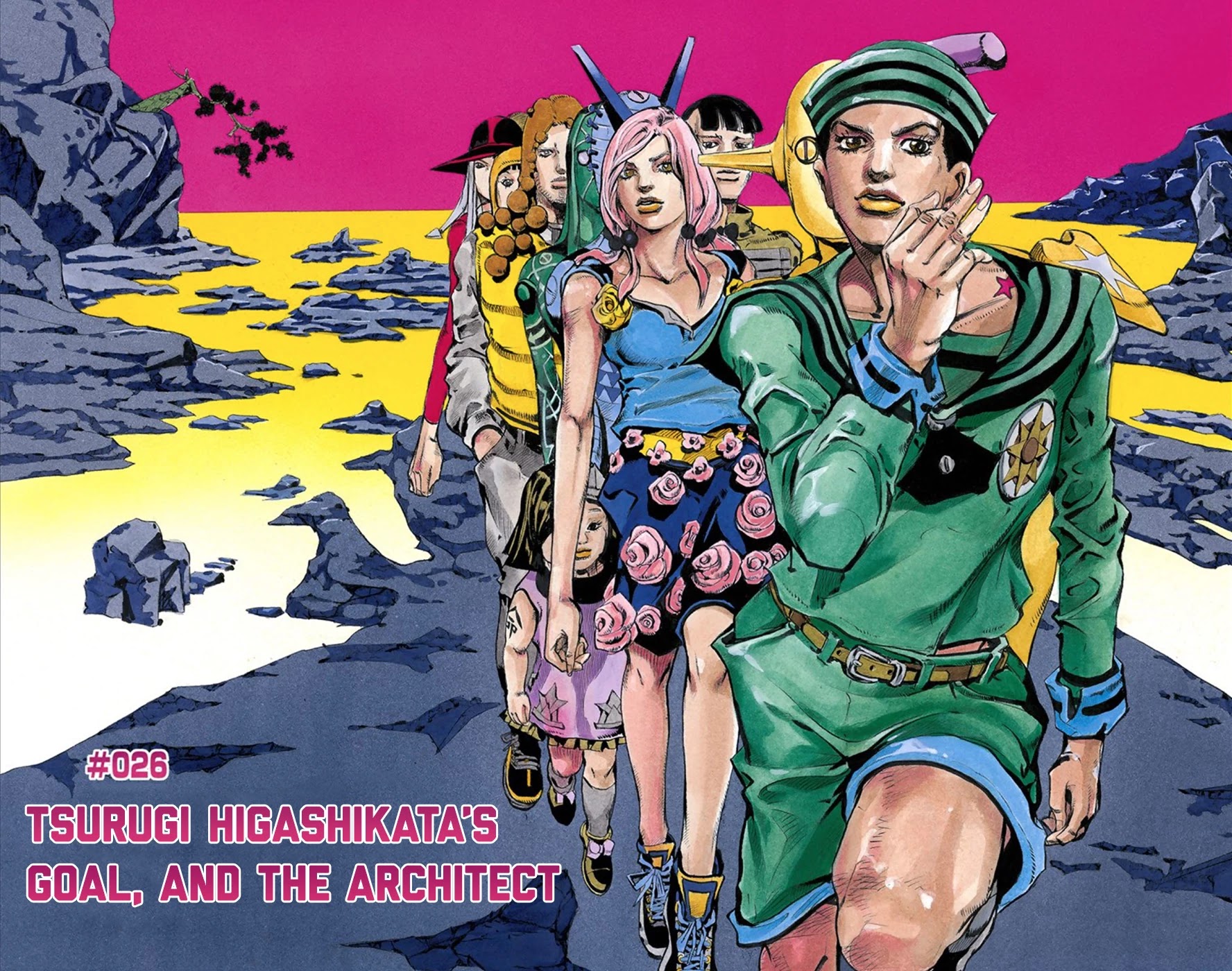 JoJo's Bizarre Adventure Part 8 - JoJolion (Official Colored) Chapter 26 page 3 - Chapter 26: Tsurugi Higashikata's Goal, and the Architect