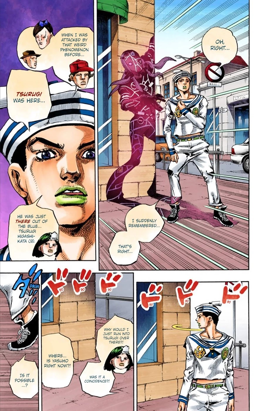 JoJo's Bizarre Adventure Part 8 - JoJolion (Official Colored) Chapter 26 page 31 - Chapter 26: Tsurugi Higashikata's Goal, and the Architect