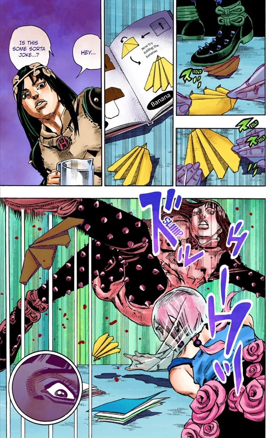 JoJo's Bizarre Adventure Part 8 - JoJolion (Official Colored) Chapter 26 page 35 - Chapter 26: Tsurugi Higashikata's Goal, and the Architect